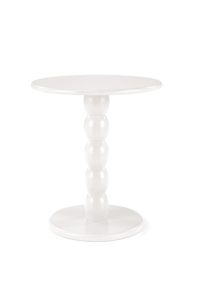 Lerakóasztal, fa, fehér, 40 cm - SALTO - Butopêa termék 2. képe